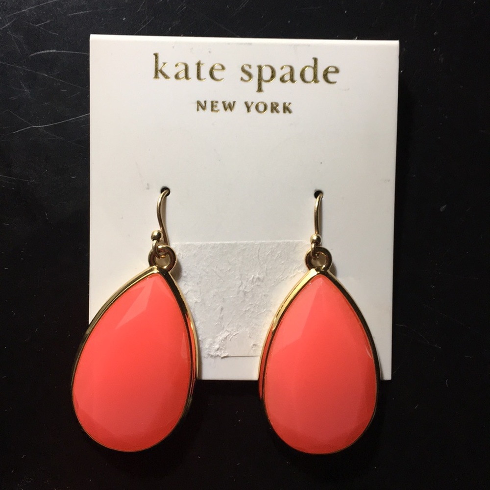 Kate Spade Enamel Teardrop-Shaped Drop Earring